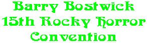 Barry Bostwick 15th Rocky Horror Convention