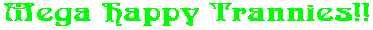 Mega Happy Trannies!!