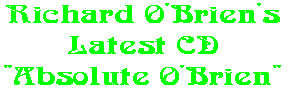 Richard O'Brien's Latest CD 