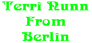 Terri Nunn From Berlin