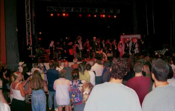 Stage, Ritz, Audience and Us