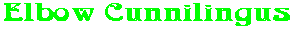 Elbow Cunnilingus
