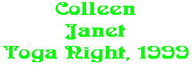 Colleen Janet Toga Night, 1999