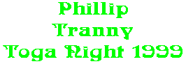 Phillip Tranny Toga Night 1999