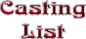Blank Casting List
